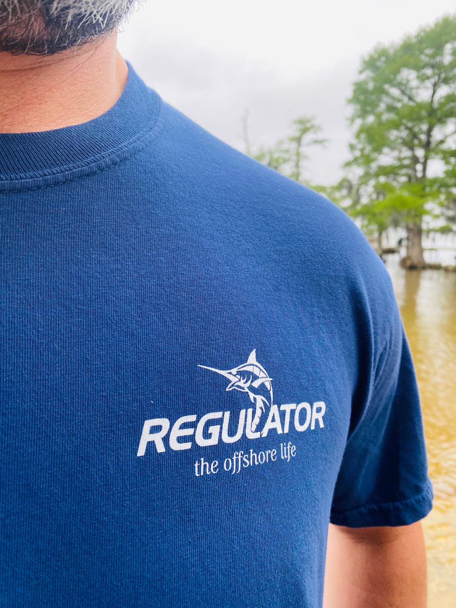 Regulator Flag Performance T-Shirt  Navy – Regulator Marine Gear