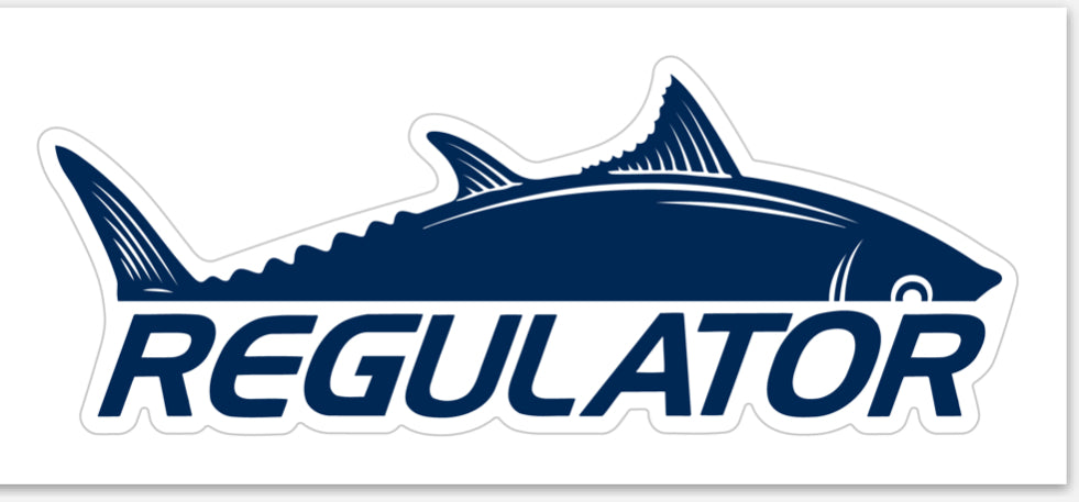 Regulator “Fish Cut” Sticker – Regulator Marine Gear Store